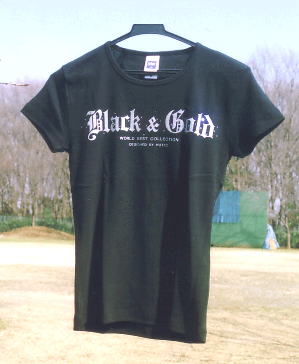 crystal black gold tshirt
